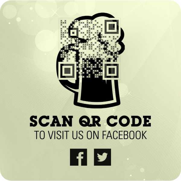 qr code, qr codes on coasters